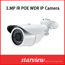 3.0MP WDR Poe IP impermeable cámara IR Bullet